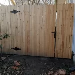 Fence gate installed by Handy John LLC
